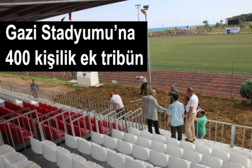 Gazi Stadyumu'na 400 kişilik ek tribün
