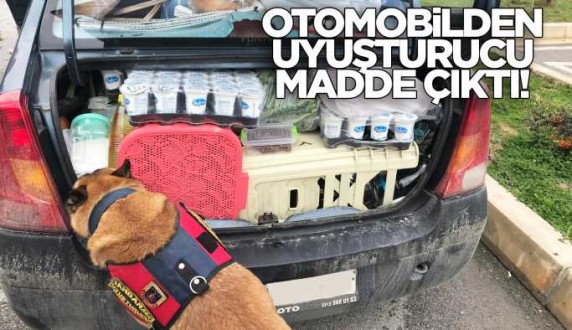 Gerzede araçtan esrar çıktı 