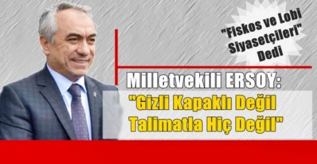 Gizli Kapaklı Değil Talimatla Hiç Değil