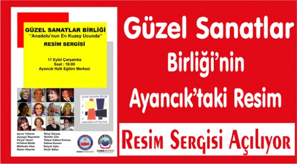 Güzel Sanatlar Birliği'nin Ayancık'taki resim sergisi açılıyor