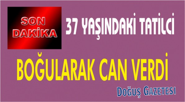 Güzelkent'te bir kişi denizde boğuldu