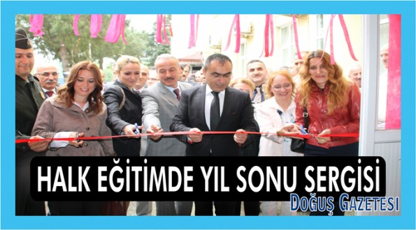 HALK EĞİTİM MERKEZİ A.S.O.'da YIL SONU SERGİSİ