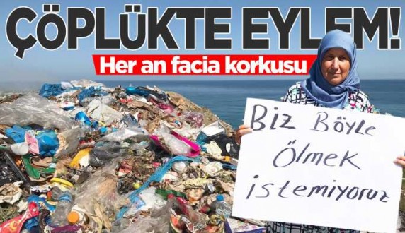 Helaldı çöplüğü korkutuyor