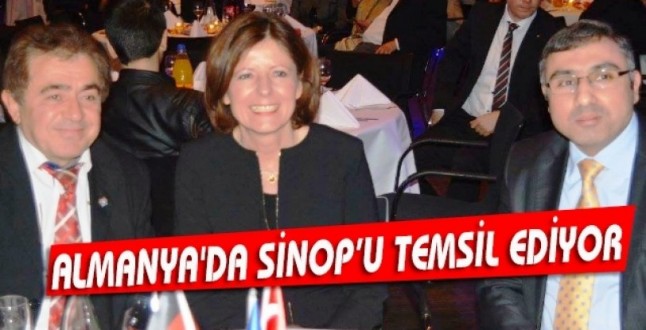 HEMŞEHRİMİZ ALMANYADA SİNOP'U TEMSİL EDİYOR