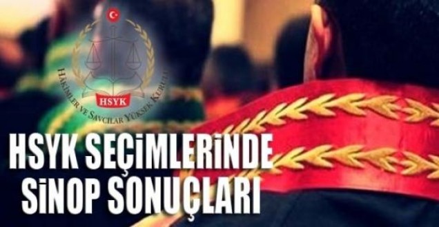 HSYK Seçimlerinde Sinop Sonuçları