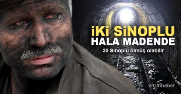 İki Sinoplu hala madende