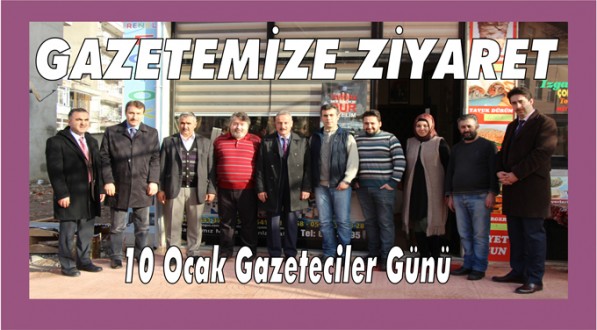 İlçe Belediye Başkanı Ergün, Gazetemizi ziyaret etti