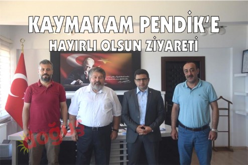 İlçe Kaymakamı Pendik'e hayırlı olsun ziyareti