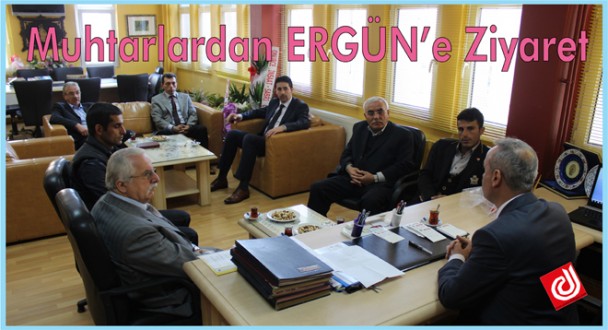 İLÇE MAHALLE MUHTARLARI BAŞKANLIK MAKAMINDA TOPLANDI