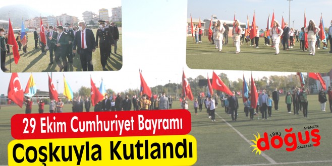 İlçemizde 29 Ekim Cumhuriyet Bayramı coşkuyla kutlandı.