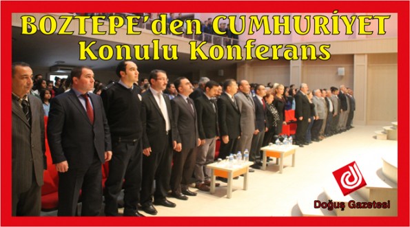 İlçemizde Cumhuriyet Konulu Konferans