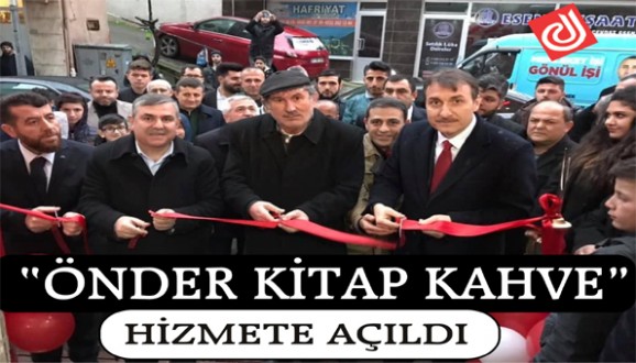 İlçemizde "Önder Kitap Kahve"Hizmete Açıldı
