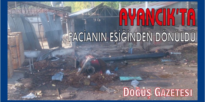 İlçemizde Patlayan Fırın Kazanı Kazasında Facianın Eşiğinden Dönüldü.