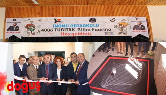 İnönü Ortaokulu 4006 Bilim Fuarı