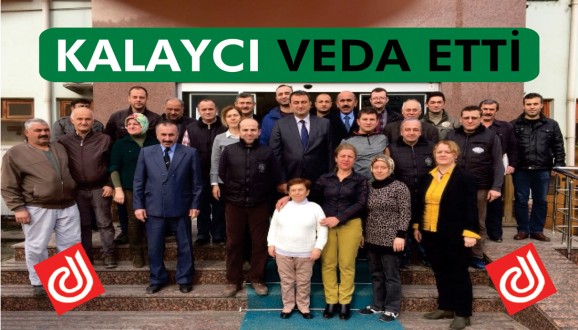 İşletme Müdürümüz H. Onur KALAYCI Mesai Arkadaşlarına veda etti.