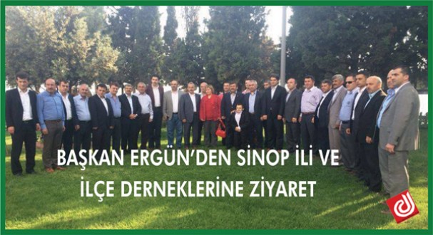 İSTANBUL'DA SİNOP İLİ VE İLÇE DERNEKLERİNE ZİYARET