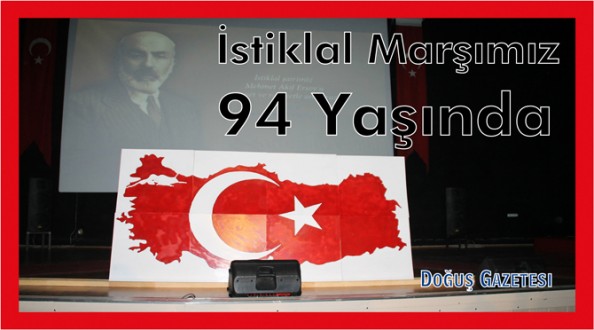 İstiklal Marşımız 94 Yaşında