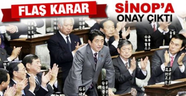 JAPONYA SİNOPA ONAY VERDİ