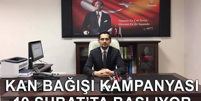 KAN BAĞIŞI KAMPANYASI BAŞLIYOR