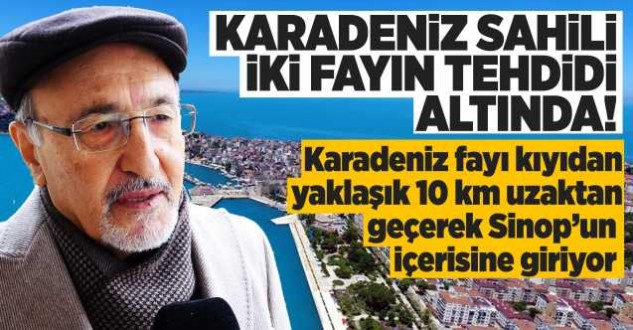 Karadeniz sahili 2 fayın tehdidi altına girdi