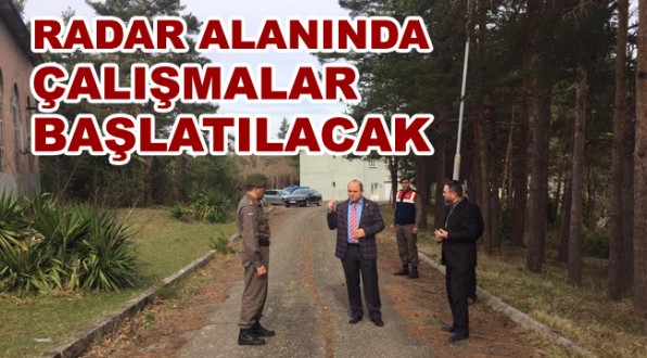 Kaymakam Kaya, "Radar alanında çalışmalar başlatılacak"