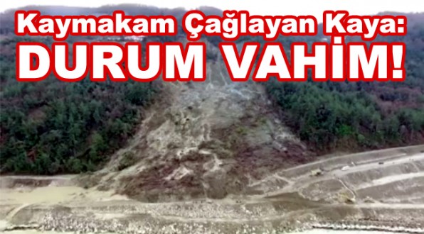 Kaymakam Kaya, "Yol tekrar ulaşıma açılsa bile kapanma riski var"