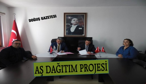 KAYMAKAMLIK VE BELEDİYEDEN AŞ DAĞITIM PROJESİ.