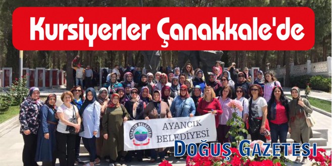 Kursiyerler Çanakkale'de