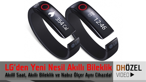 Lg'den Yeni Nesil Akıllı Bileklik "Lifeband Touch" Video Ön İnceleme