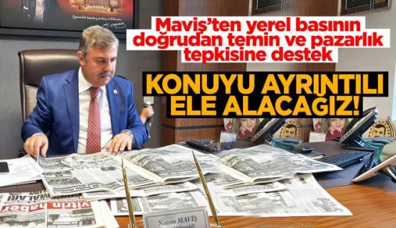 MAVİŞ'TEN SİNOP BASININA DESTEK