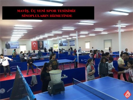 MAVİŞ, ÜÇ YENİ SPOR TESİSİMİZ SİNOPLULARIN HİZMETİNDE