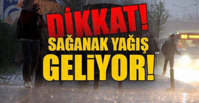 Meteoroloji'den Sinop'ta sağanak yağış uyarısı