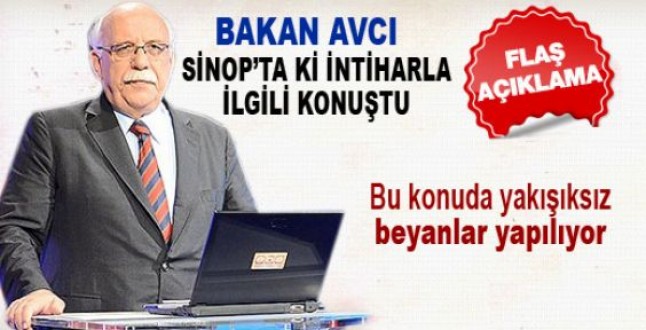 Milli Eğitim Bakanı Sinop'taki intiharla ilgili konuştu