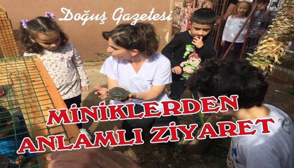 MİNİKLERDEN ANLAMLI ZİYARET