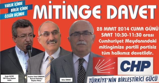 MİTİNGE DAVET