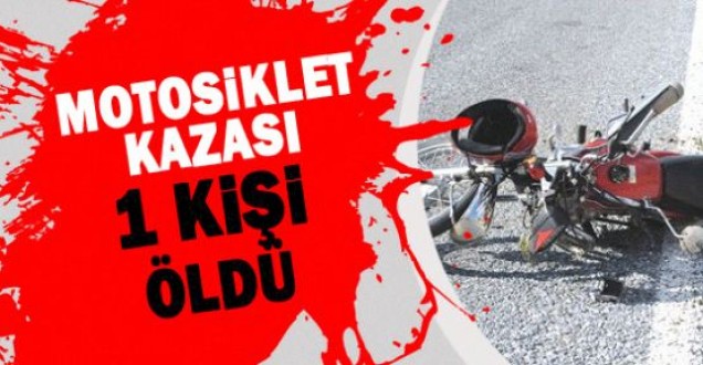 Motosiklet otomobille çarpıştı