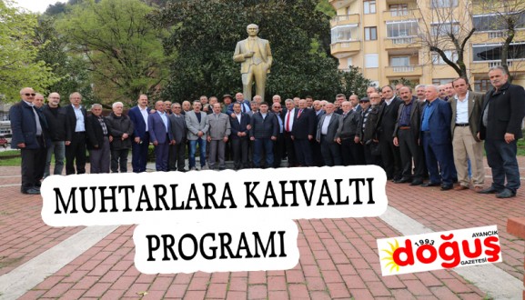 MUHTARLARA KAHVALTI PROGRAMI