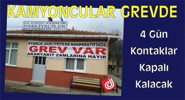 Nakliyeciler Grevde