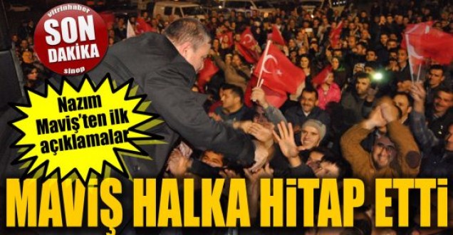 Nazım Maviş seçim sonuçları ardından halka hitap etti