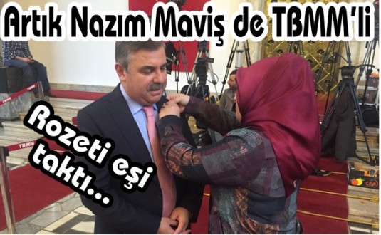 Nazım Maviş, TBMM'li oldu