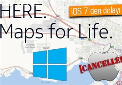 Nokia Here Maps Uygulaması App Store'dan Kaldırıldı