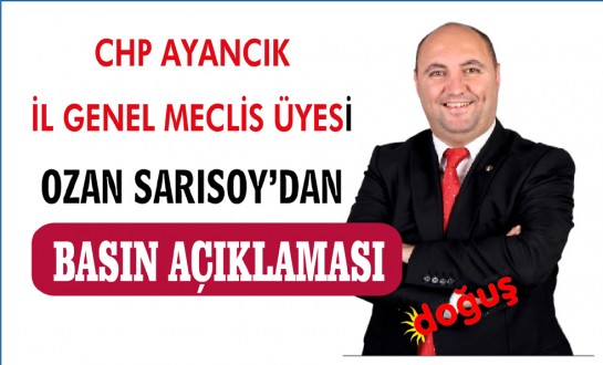 Ozan Sarısoy'dan basın açıklaması