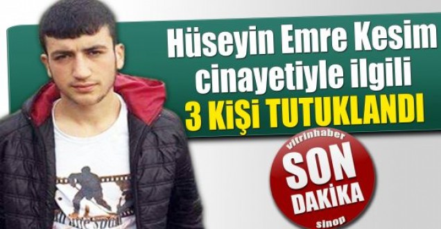 Pazaryeri cinayeti ardından 3 kişi tutuklandı