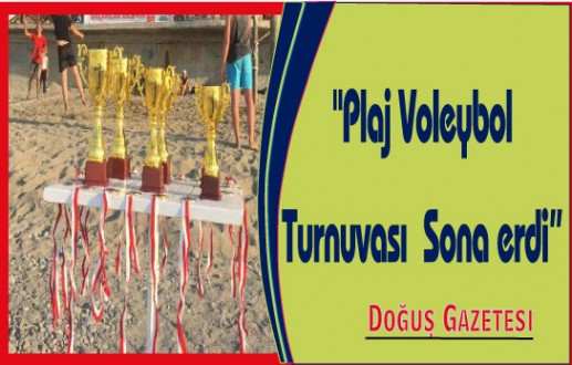 Plaj Voleybol Turnuvası Sona erdi