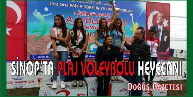 Plaj Voleybolunda Kupa Ayancık'ta
