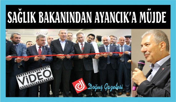 SAĞLIK BAKANINDAN AYANCIK'A MÜJDE