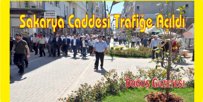 Sakarya Caddesi Trafiğe Açıldı