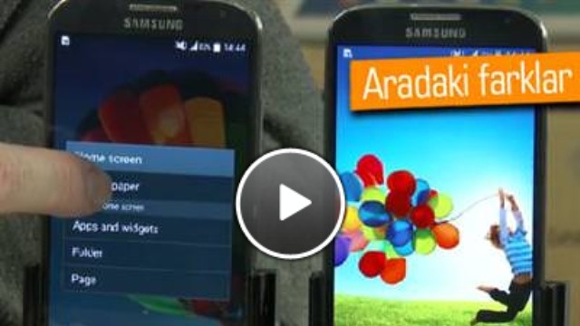 Samsung Galaxy S4'te Android 4.4.4 ve 5.0 Lollipop Karşılaştırması