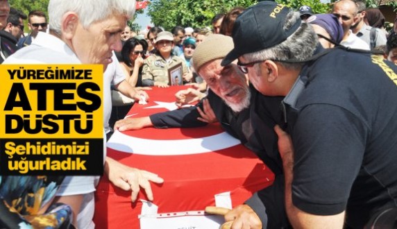 Şehit Uzman Bahattin Dolma son yolculuğuna uğurlandı 