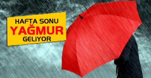 SERİN VE YAĞIŞLI HAVA GELİYOR